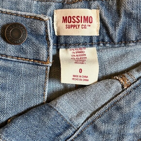 Denim A-Line Button Front Skirt  28" waist  WM 0/Jr 7/Girls14 - Picture 4 of 4